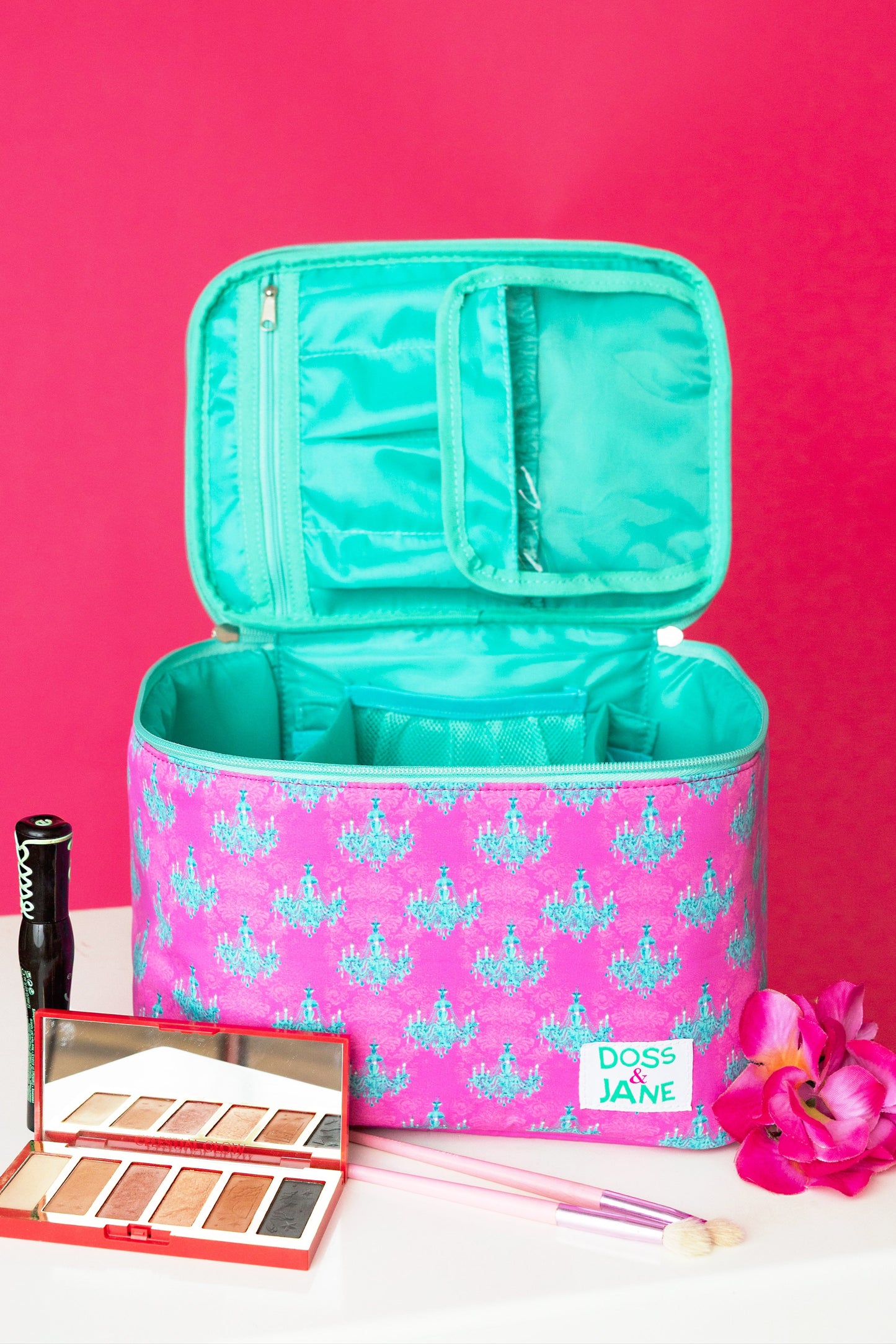 Chandelier Chic Makeup Bag
