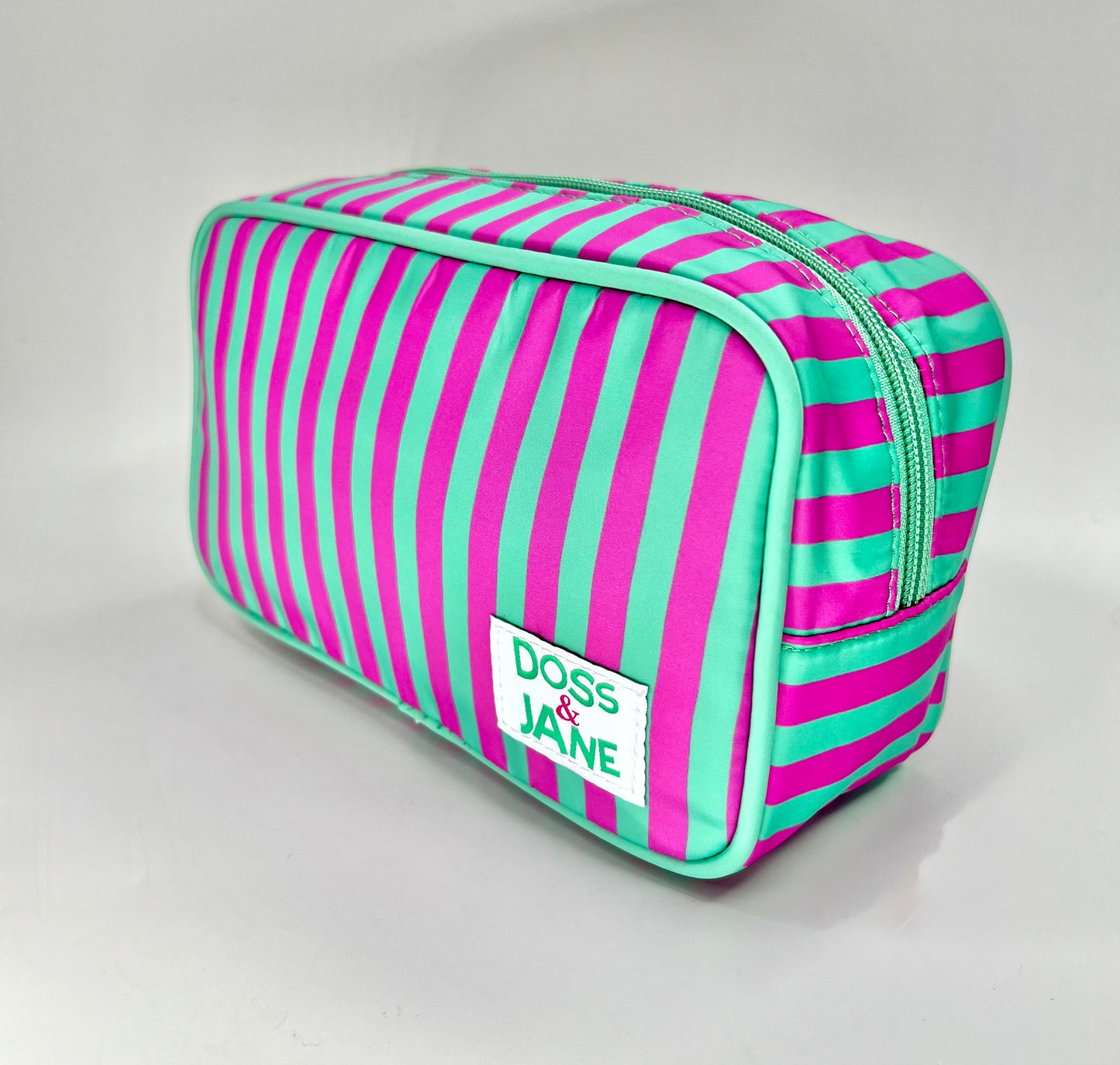 Chic Stripes Makeup Bag
