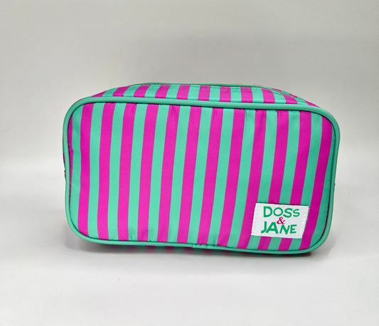 Chic Stripes Makeup Bag